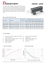 aluminium housed brake filter charge resistors
